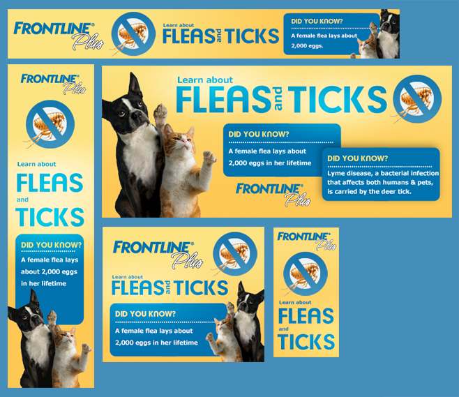 PetMD Fleas & Ticks Learning Center Banners